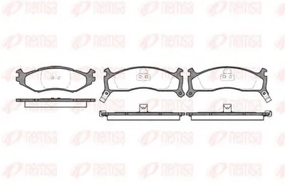 Комплект тормозных колодок, дисковый тормоз KAWE купить