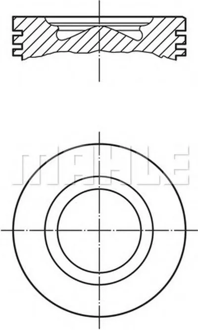 Поршень MAHLE ORIGINAL купить