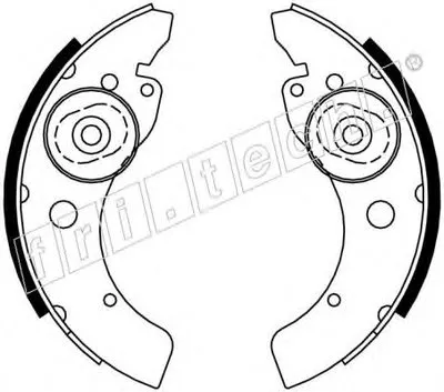 Комплект тормозных колодок fri.tech. купить