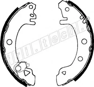 Комплект тормозных колодок fri.tech. купить