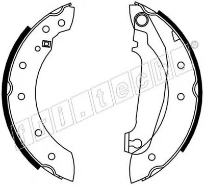 Комплект тормозных колодок REPARATION KIT fri.tech. купить