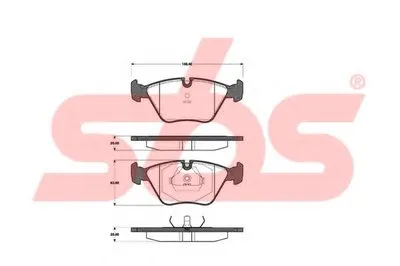 Комплект тормозных колодок, дисковый тормоз sbs купить