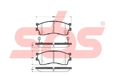 Комплект тормозных колодок, дисковый тормоз sbs купить