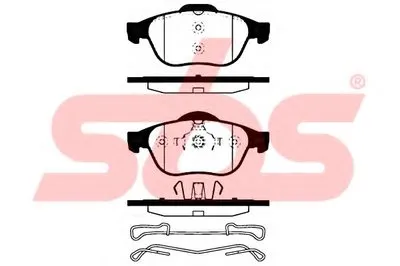 Комплект тормозных колодок, дисковый тормоз sbs купить