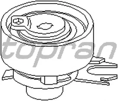 Натяжной ролик, ремень ГРМ TOPRAN купить