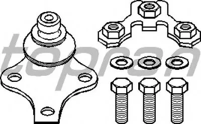 Шаровой шарнир TOPRAN купить
