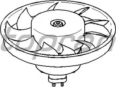 Вентилятор, охлаждение двигателя TOPRAN купить