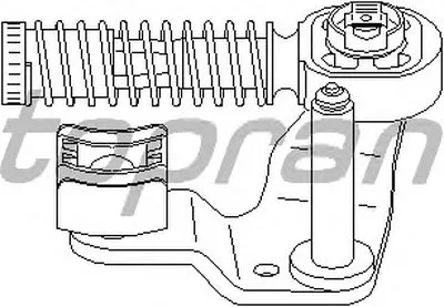 Ремкомплект, рычаг переключения TOPRAN купить