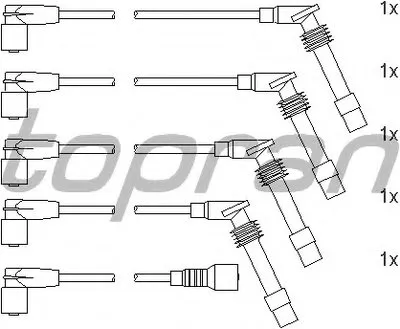 Комплект проводов зажигания TOPRAN купить