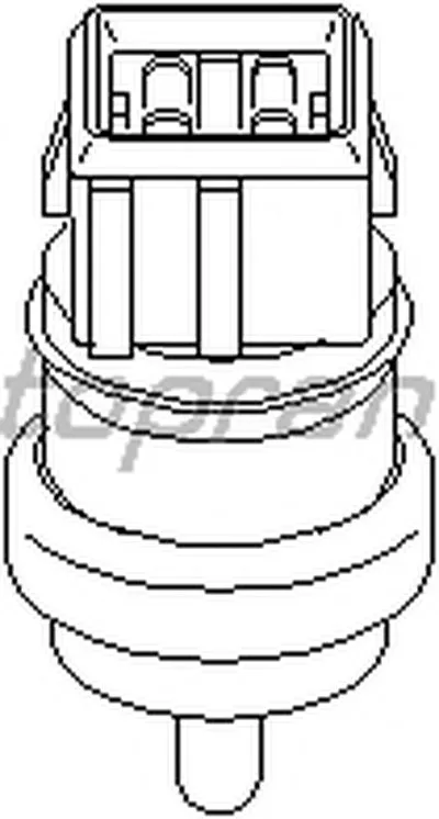Датчик, температура охлаждающей жидкости TOPRAN купить