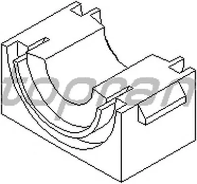 Опора, стабилизатор TOPRAN купить