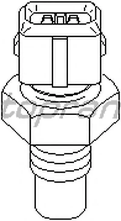 Датчик, температура охлаждающей жидкости TOPRAN купить