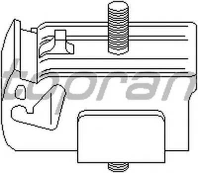 Подвеска, автоматическая коробка передач; Подвеска, ступенчатая коробка передач TOPRAN купить