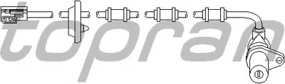 Датчик, частота вращения колеса TOPRAN купить
