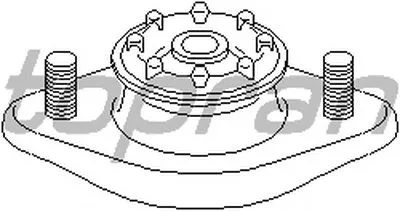 Опора стойки амортизатора TOPRAN купить