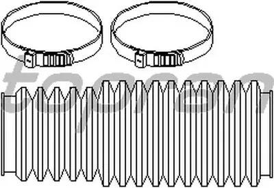 Комплект пылника, рулевое управление TOPRAN купить
