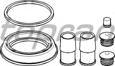 Ремкомплект, тормозной суппорт TOPRAN купить