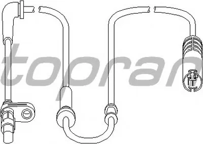 Датчик, частота вращения колеса TOPRAN купить