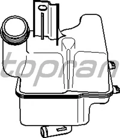 Компенсационный бак, охлаждающая жидкость TOPRAN купить