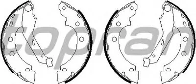Комплект тормозных колодок TOPRAN купить