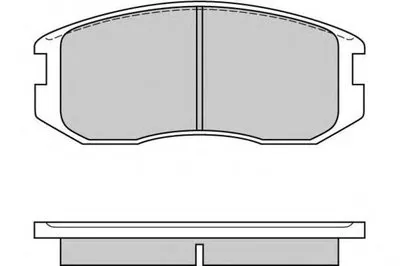 Комплект тормозных колодок, дисковый тормоз E.T.F. купить