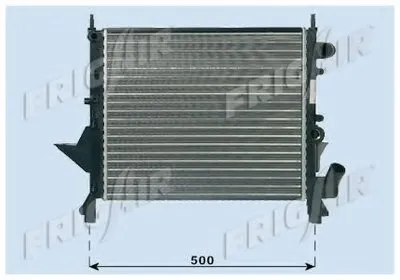 Радиатор, охлаждение двигателя FRIGAIR купить