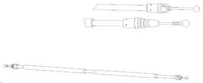 Трос, стояночная тормозная система CEF купить