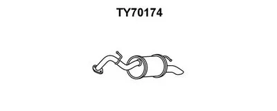 Глушитель выхлопных газов конечный VENEPORTE купить