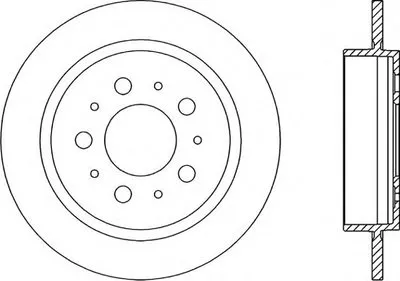 Тормозной диск ADAPTIVE OPEN PARTS купить