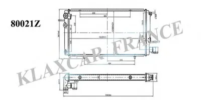 Радиатор, охлаждение двигателя KLAXCAR FRANCE купить