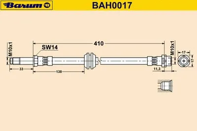 Тормозной шланг BARUM купить