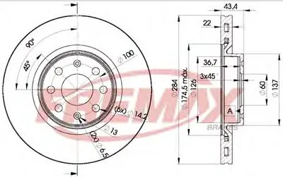 Тормозной диск Premium Black Carbon + FREMAX купить