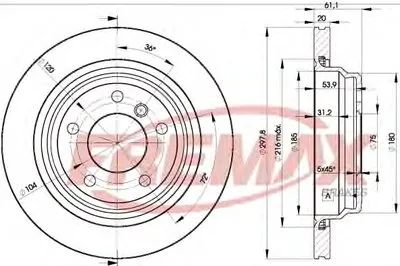 Тормозной диск Premium Black Carbon + FREMAX купить