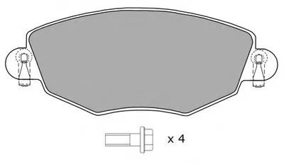 Комплект тормозных колодок, дисковый тормоз FREMAX купить