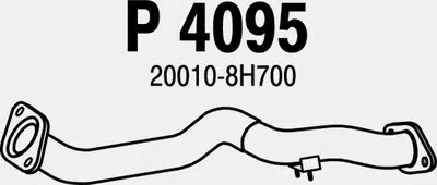 Труба выхлопного газа FENNO купить