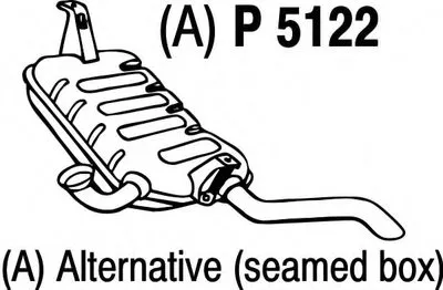 Глушитель выхлопных газов конечный FENNO купить