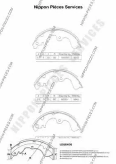Комплект тормозных колодок NPS купить