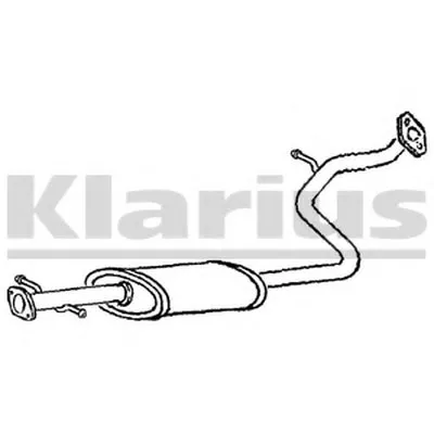Средний глушитель выхлопных газов KLARIUS купить