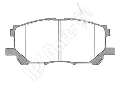 Комплект тормозных колодок, дисковый тормоз IPS Parts IPS Parts купить