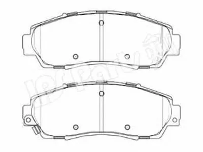 Комплект тормозных колодок, дисковый тормоз IPS Parts IPS Parts купить
