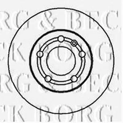 Тормозной диск BORG & BECK купить
