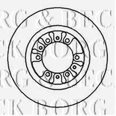 Тормозной диск BORG & BECK купить