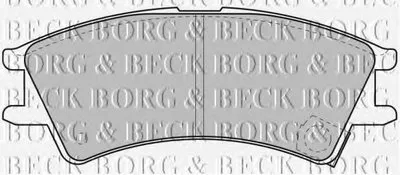 Комплект тормозных колодок, дисковый тормоз BORG & BECK купить
