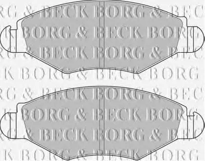Комплект тормозных колодок, дисковый тормоз BORG & BECK купить