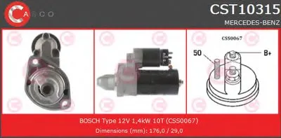 Стартер GENUINE SERIES CASCO купить