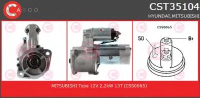 Стартер GENUINE SERIES CASCO купить