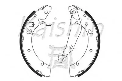 Комплект тормозных колодок KAISHIN купить