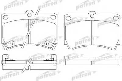 Комплект тормозных колодок, дисковый тормоз PATRON купить