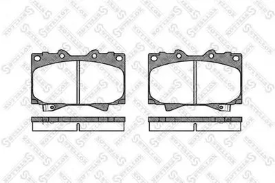 Комплект тормозных колодок, дисковый тормоз STELLOX купить