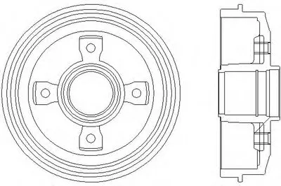 Тормозной барабан HELLA PAGID купить